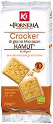 Cracker di grano khorasan KAMUT con olio extravergine d oliva