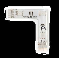 > PROTEZIONE IP44 La resina anti-uv protegge ogni strip LED contro gli shock meccanici di moderata entità e contro gli spruzzi d