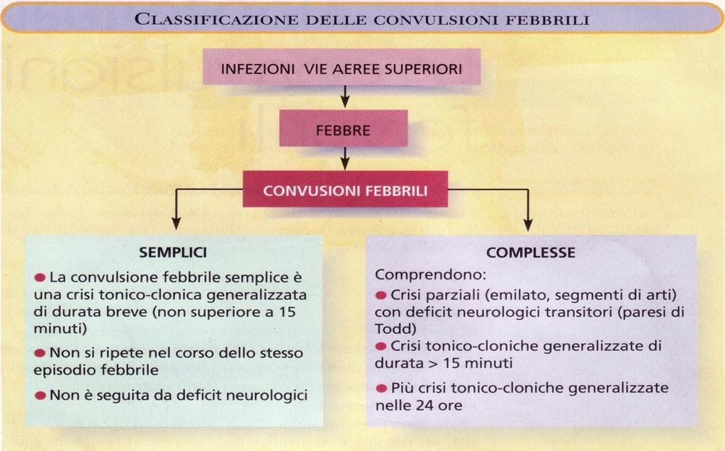 DEFINIZIONI Crisi convulsive in corso di febbre in bambini senza segni di