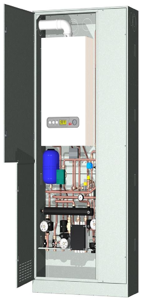 SIM - SISTEMA DA INCASSO PER CONDENSA MAXISOL La gamma Tre modelli di potenza termica: 15 (solo mod.