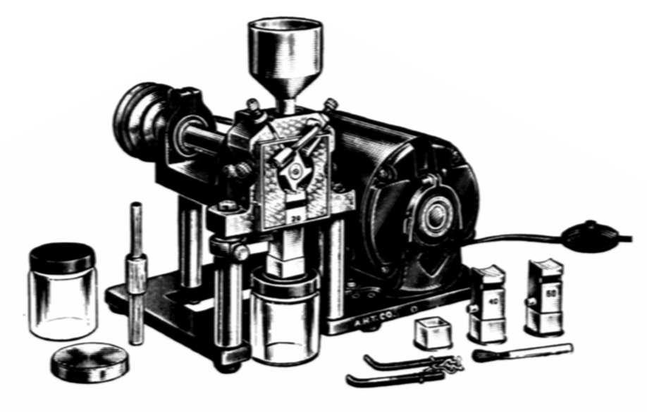 Mulino a sfere: recipiente di