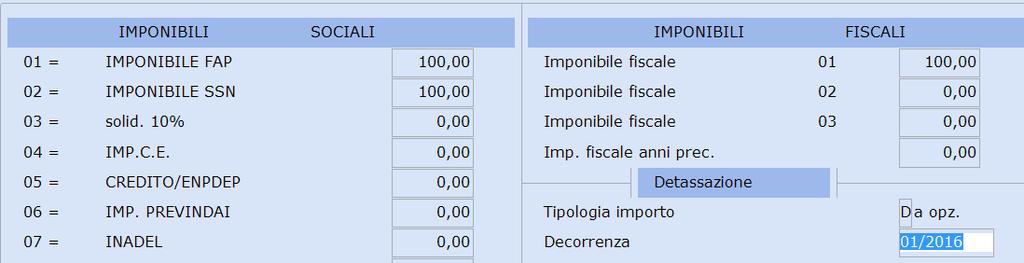 Sono esclusi eventuali redditi di lavoro assoggettati a tassazione separata, mentre rientra nel computo l'eventuale quota maturanda di TFR richiesta dal lavoratore e liquidata in busta paga (c.d. Qu.