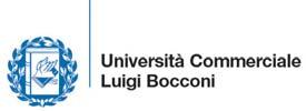 ISU BOCCONI Piazza Sraffa 11 Centro per il Diritto 20136 Milano allo Studio Universitario tel +39 025836.2147 fax +39 025836.2148 isu@unibocconi.