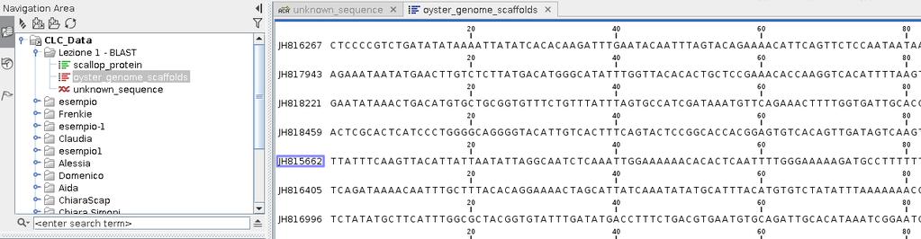 STEP 2: ANNOTAZIONE STRUTTURALE La sequenza nucleotidica del mrna può essere confrontata con il genoma di ostrica (se disponibile) per identificare su quale scaffold sia localizzato il gene che la