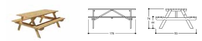 GRUPPO DOUBLE FACE Dimensioni cm 178 x 153 x 44/74 h Legno di larice alpino spazzolato Larice alpino Art. Nr.