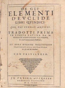 Gli Elementi di Euclide Primo