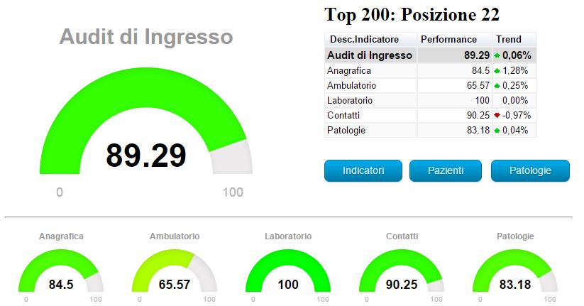 Audit - Audit di Ingresso Nell area MMG -> Audit del sito Analisi
