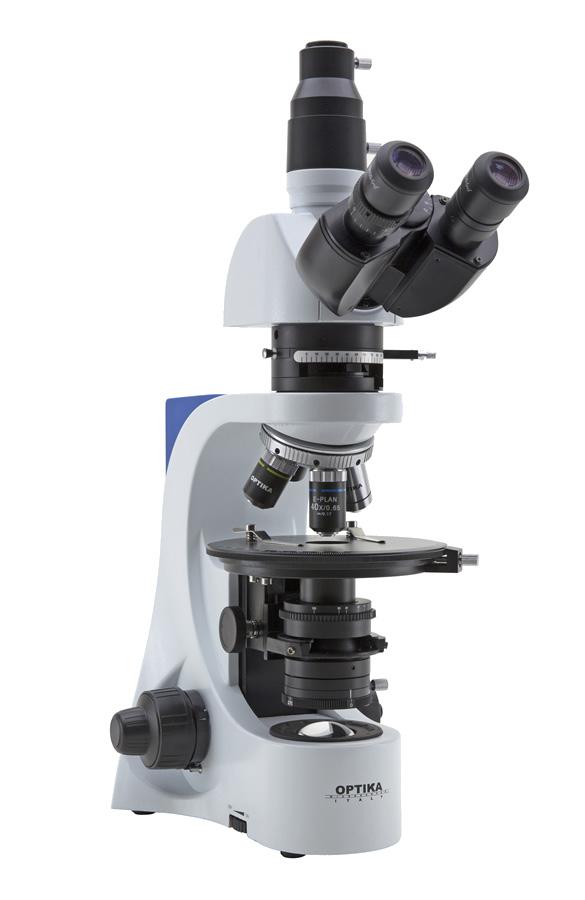 Polarizzazione Training Microscopio Polarizzatore Trinoculare B-383POL 301343 Microscopio didattico e da laboratorio per applicazioni di routine.