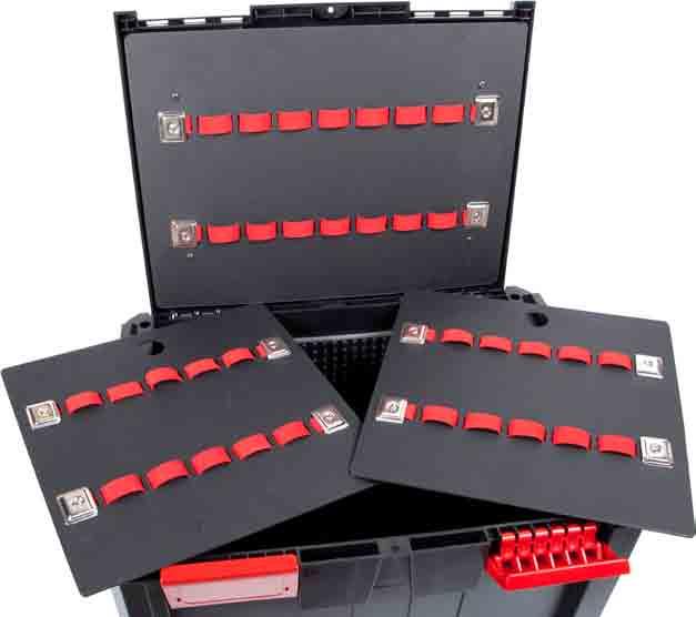 CASSETTA PORTAUTENSILI DBOX 3 EVO Cassette portautensili «modulari» estremamente robuste.