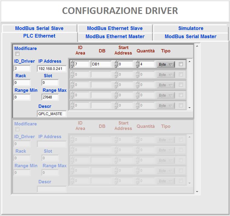 Per comunicare con i dispositivi in campo o software già esistenti, InnTegra mette a disposizione i driver di comunicazione comunemente presenti sugli impianti.