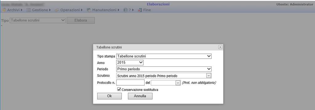 Studio Filippo Albertini Conservazione tabellone scrutini Scegliendo tabellone scrutini: Conservazione registro