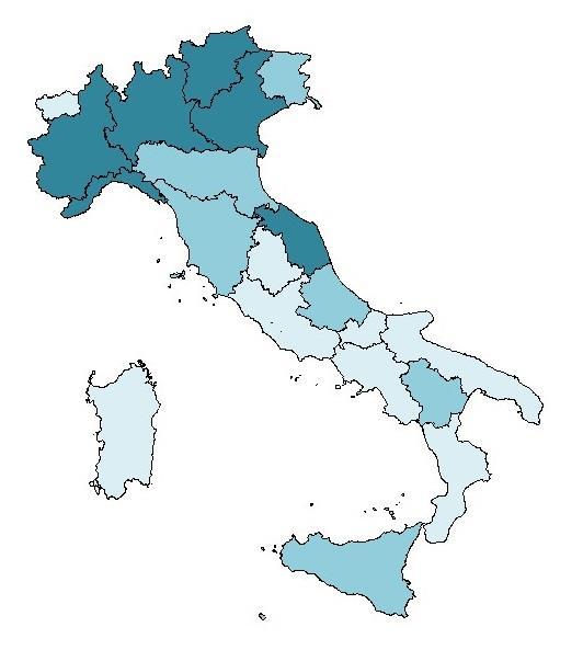 SPESA PER INTERVENTI E SERVIZI SOCIALI Voucher, assegno di cura e buono sociosanitario Area utenza anziani % di Comuni che offrono il servizio. Anno 2011 Interventi e servizi sociali dei Comuni.