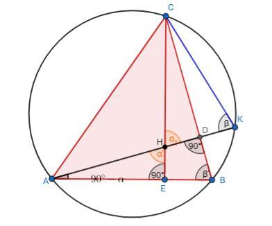 2) Soluzione proposta da Pisanelli Greta e Dimauro Antonella; Classe II E Liceo Ginnasio Statale Aristosseno, Taranto Uniamo il punto C con il punto K, ottenendo il triangolo CKD.