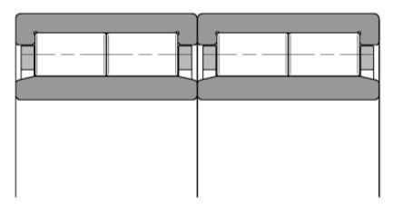 Con oppure senza scanalatura anulare e/o fori di lubrificazione sull anello esterno (vedere tabelle dimensionali dei cuscinetti, dimensioni b e k). 4EZ.9 ESECUZIONE 4EZ.