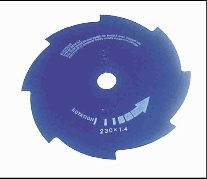 0032 DISCO A 4 DENTI SKS-5 MM.225 In acciaio, mm.1,4, foro diam. mm.25,4 5102135 Pezzi 54.