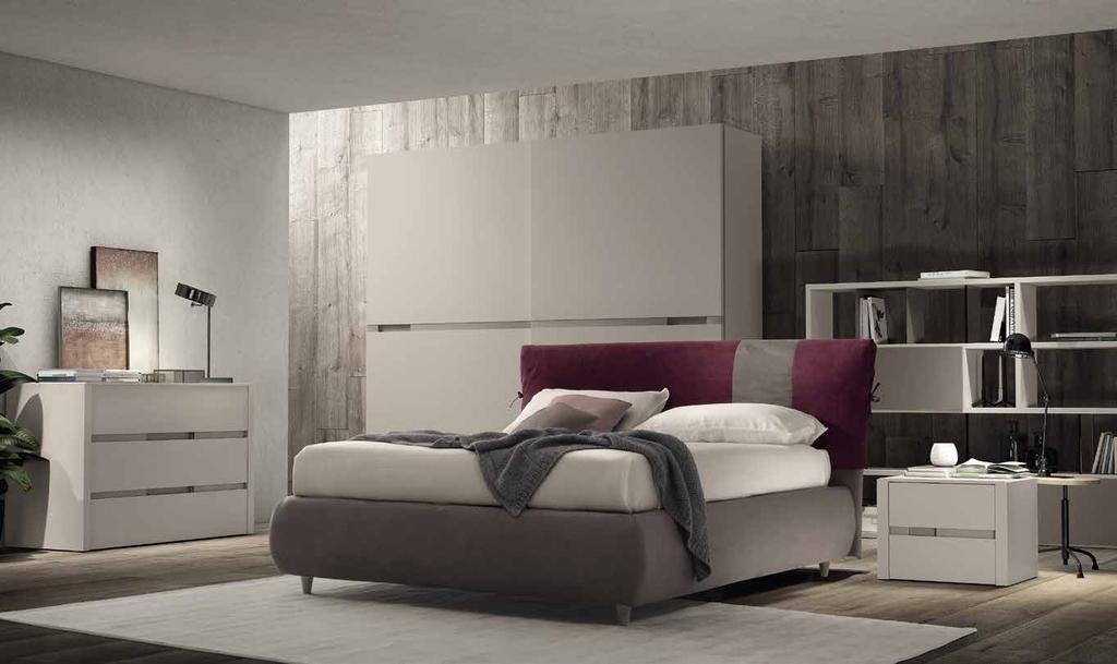 S.24 Gruppo TREND: Grigio Dorian + Grigio Oxford Letto COVER: Dany