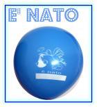 Pallone rosa stampa bianca con finestra per scrivere il nome con un comune pennarello. "G250enato" E' NATO GIGANTE 1,00 MT Pallone gigante 1,00 mt. E' Nato.