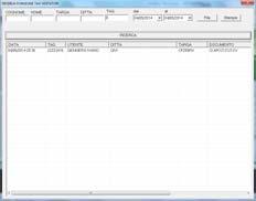 I dati possono essere filtrati, esportati in un file csv oppure stampati Tabella log