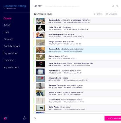 ARCHETO OGGI RACCOGLIE DATI ARCHETO è una web app basata su tecnologia cloud per archiviare, gestire e condividere opere d arte in modo semplice e intuitivo, pensata per i collezionisti, gli artisti,