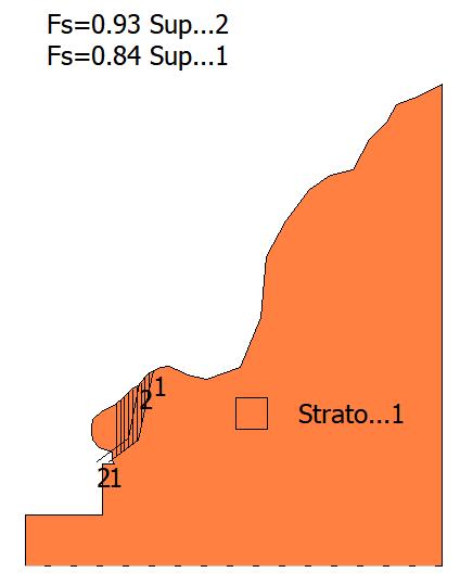 SEZIONE C CON SISMA Analisi di stabilità dei pendii con: JANBU (1967) ======================================================================== Lat./Long. 42.5229110717773/13.