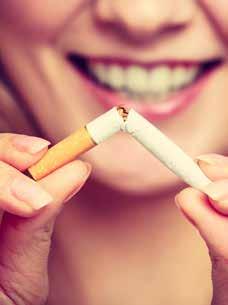 No al tabacco Il consumo di tabacco sia esso da fumo, da fiuto o da masticare costituisce un pericolo e contribuisce allo sviluppo di disturbi gengivali e del tumore del cavo orale.