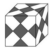 D 24_2015 Marta confeziona il regalo per un amica utilizzando una scatola a forma di cubo.