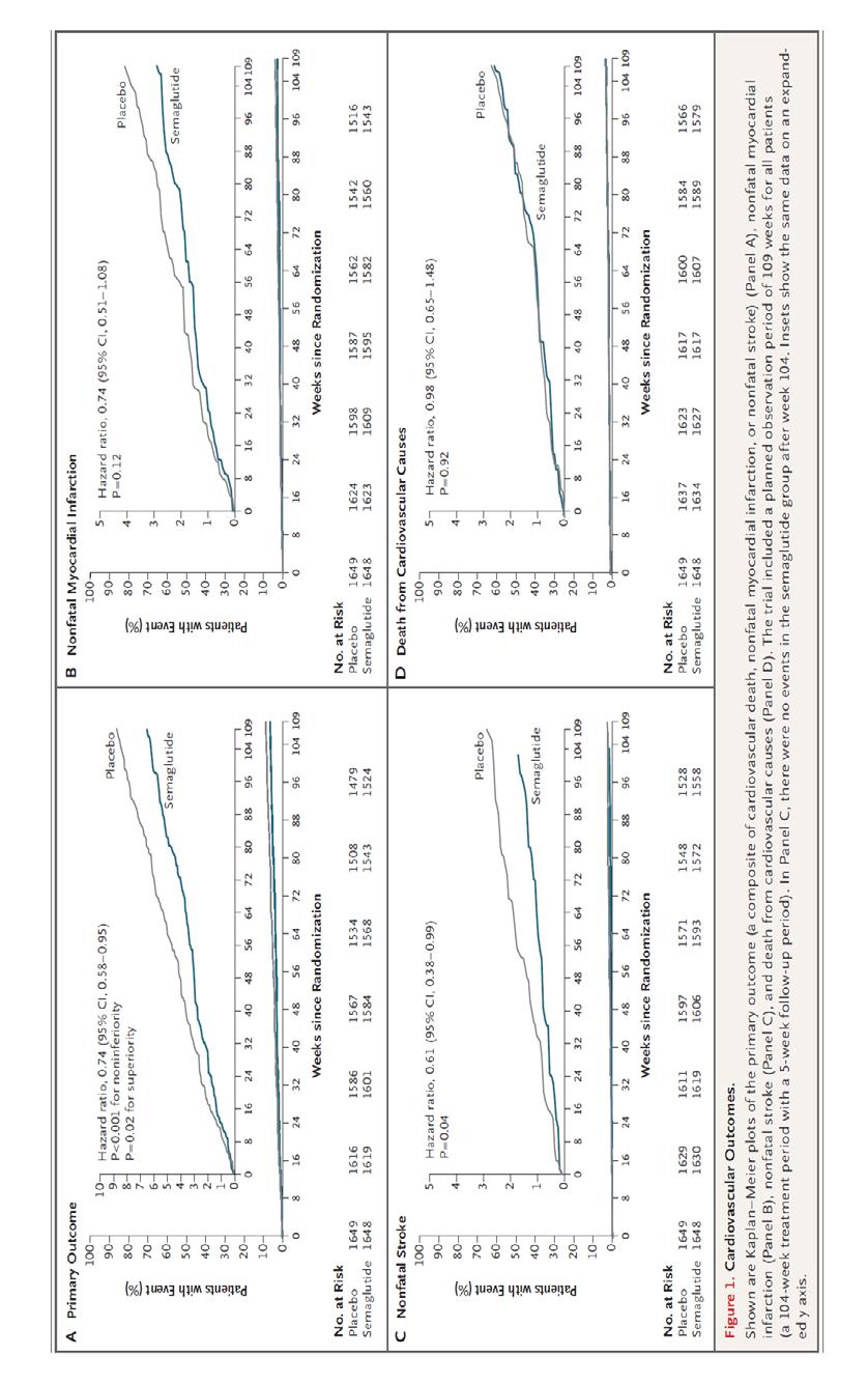 Semaglutide and Cardiovascular Outcomes in Patients with Type 2 Diabetes