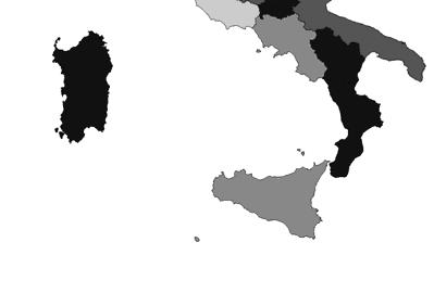 97) quintili di medie regionali standardizzate