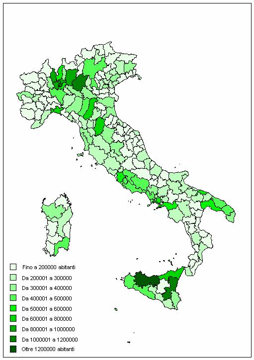 Il disegno di campionamento Distribuzione territoriale delle ASL Popolazione Fino a 200000 200001-300000 300001-400000 400001-500000 500001-600000 600001-800000