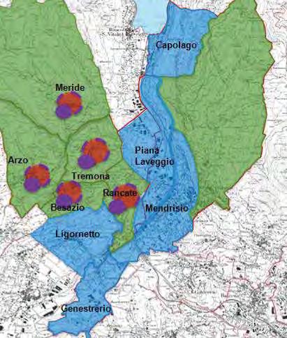 Copertura del fabbisogno termico Tabella 69 Caratteristiche della strategia proposta per il PECo Mendrisio.