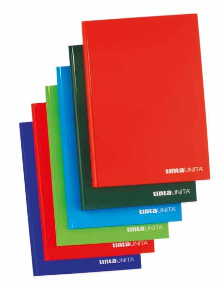 6 colori best seller Quaderni e maxi quaderni con risguardo, cartonati, cucitura a filo refe.