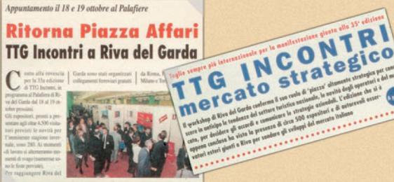 La storia TTG Italia, oggi business unit di Rimini Fiera spa, nasce nel 1973