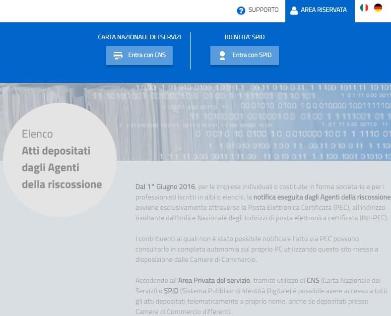 Elenco atti depositati https://attidepositati.