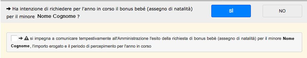 Inoltre dovrà essere dichiarato di non aver chiesto né ottenuto altre sovvenzioni economiche o azioni di supporto dirette e/o indirette erogate per i medesimi servizi da altri enti pubblici.