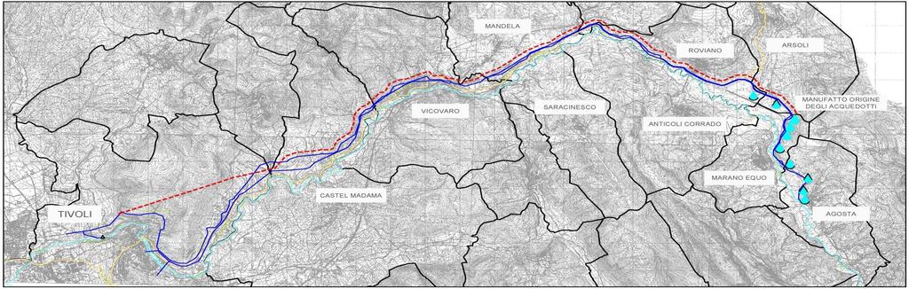 Il nuovo Acquedotto Marcio La realizzazione del nuovo acquedotto Marcio assume un importanza prioritaria per evitare rischi rilevanti nell approvvigionamento idrico dell area metropolitana di Roma