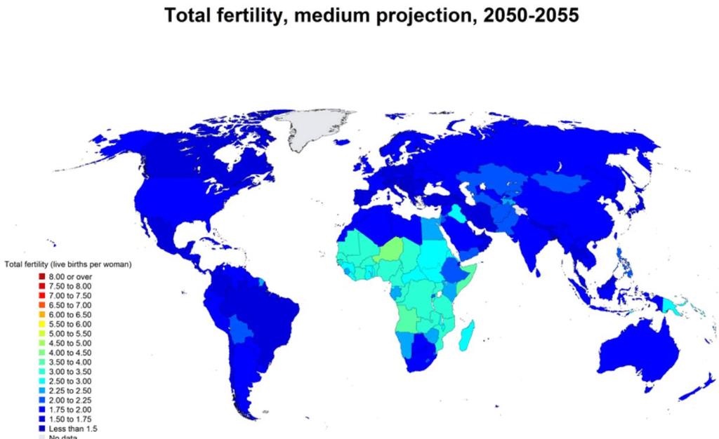 Al 2050 la maggior parte dei paesi africani avrà