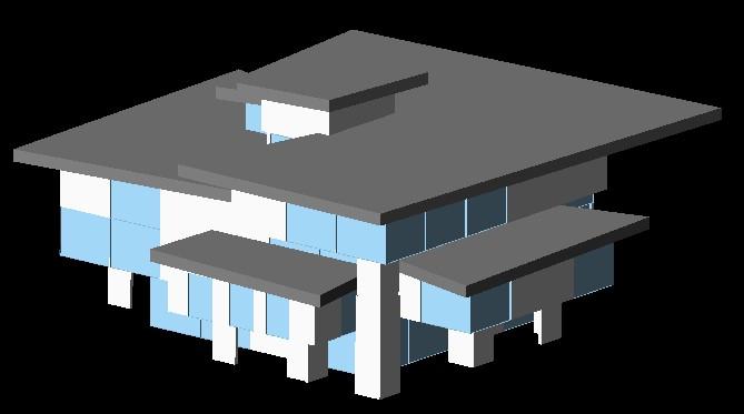 Calcolo dei requisiti acustici passivi Caso studio: Edificio per Uffici 4 piani Strutture edilizie «pesanti» (cls, laterizi) Contropareti