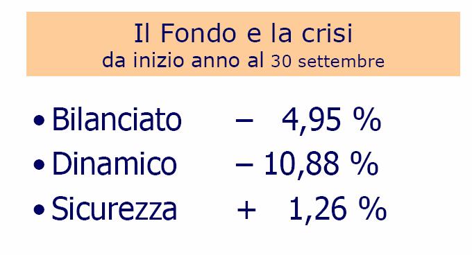 I fondi e la crisi Seminario Toscana/ Umbria 1