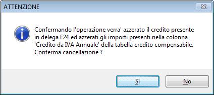 credito presente nella Gestione F24. 12. Stampa Credito IVA FISCALE 28. Dichiarazione IVA 6. Stampe di Utilità 11.