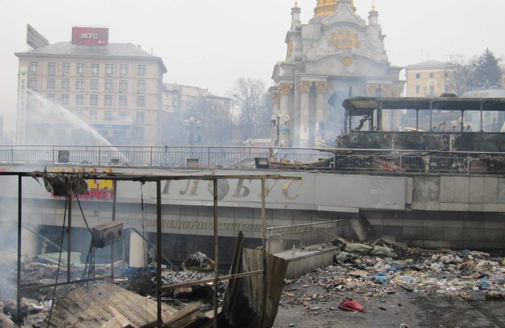 Kiev (19 febbraio 2014) Ma ad un anno di distanza сom è la situazione in