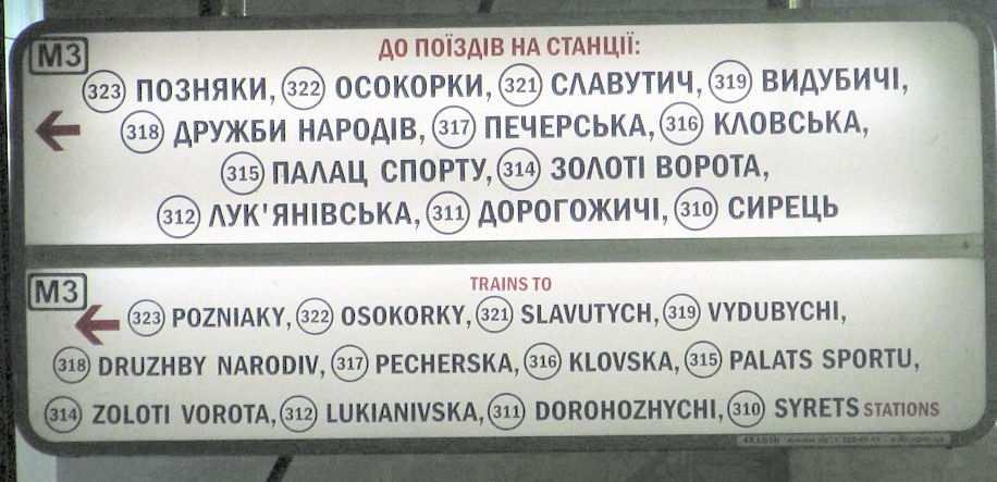 166 Eliseo Bertolasi. Indicazioni in metropolitana a Kiev (luglio 2013) Ma tra la gente qual è la reale diffusione delle due lingue?