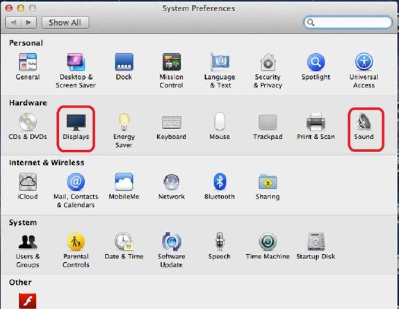 CONFIGURACIONE SCHERRMO Mac OS X 1.