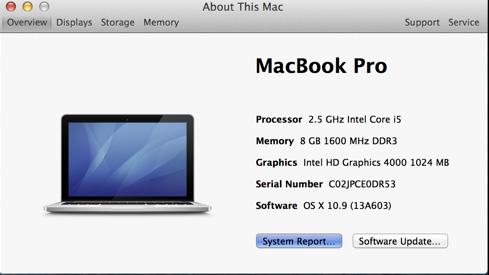 About This Mac (Informazioni