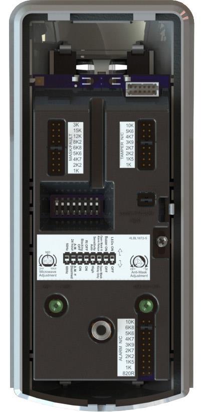 XDL12TT-AM Specifiche tecniche Specifiche tecniche Tecnologia IFT Sensibilità automatica Configurazione della sensibilità Compensazione digitale della temperatura Protezione Tamper Buzzer integrato