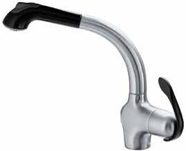 estraibile Single-lever pull-out kitchen mixer Mitigeur monotrou évier avec douchette escamotable Mezclador