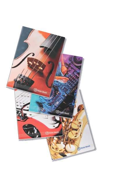 MAXI MUSICA Maxi Quaderno da 16 fogli con risguardo, in carta da 100 gr/mq e copertina