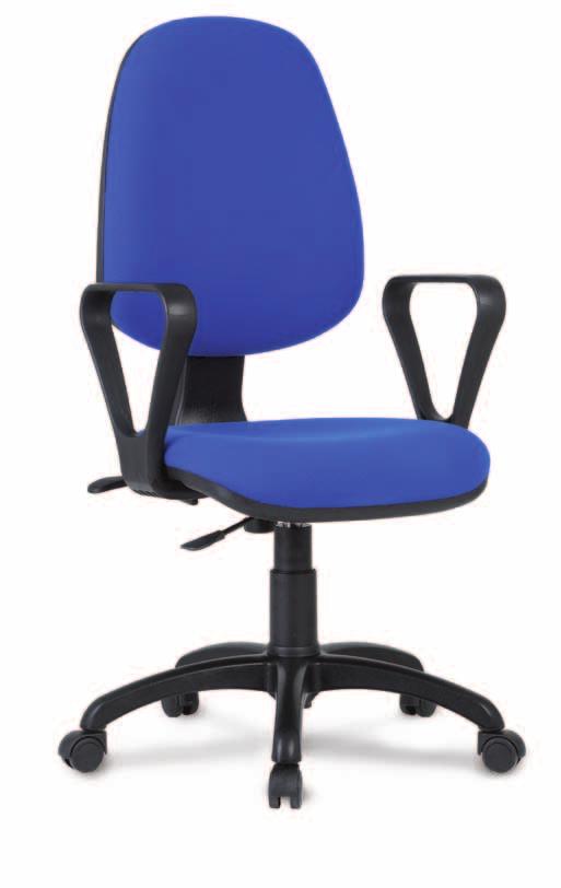 000 cicli Martindale) Certificata UNI EN 1335 classe B Garanzia 3 anni Colori sedie - blu: [BL] - nero: [NR] - rosso: