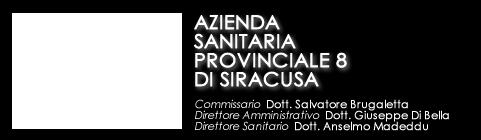 17-96100 - Siracusa Telefono: 0931484998 FAX: 0931484928 Email: tecnico@asp.sr.it PEC: tecnico@pec.asp.sr.it Indirizzo web: http://www.asp.sr.it Persona di contatto: dott. ing.