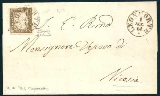 Da Leonforte a Nicosia 1 settembre 1861. Cent.