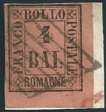 all emissione dei primi francobolli (1 settembre) lo scarso quantitativo dei francobolli Pontifici andò ad esaurirsi. Sono solite così lettere con la tassa riscossa a mano.